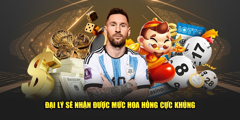 Đại lý sẽ nhận được mức hoa hồng cực khủng tại nhà cái Kubet